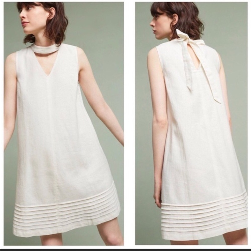 NWT Anthropologie cutout linen